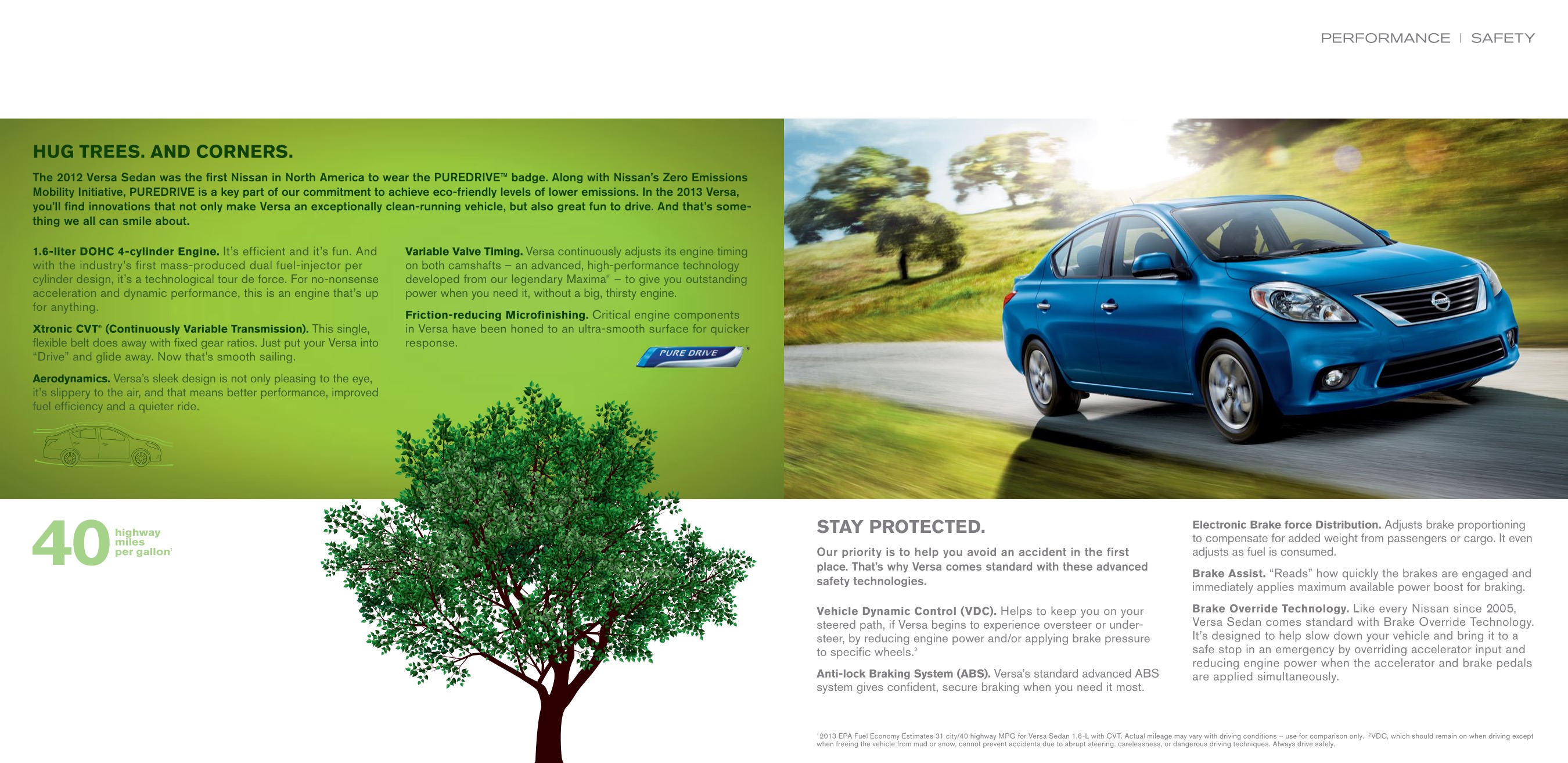 2012 Nissan Versa Brochure Page 8